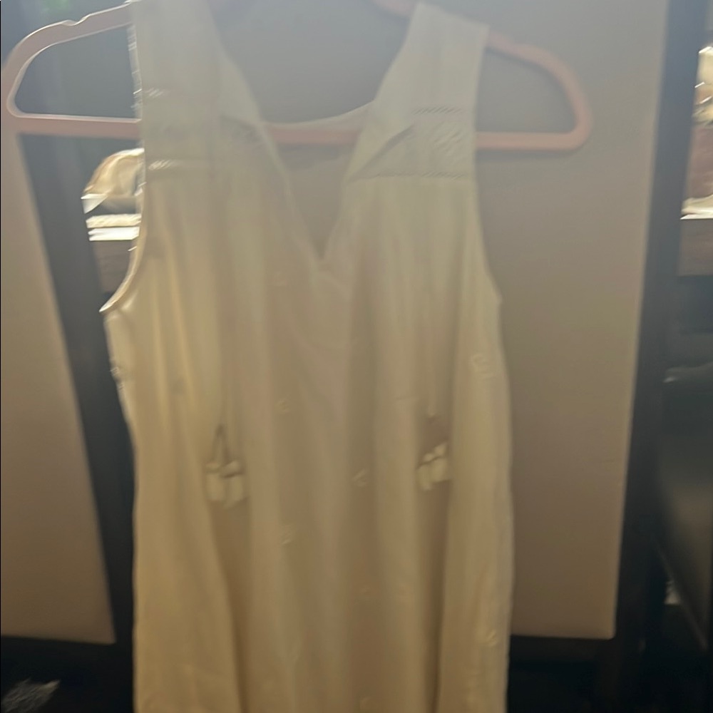 LOFT Cream Mini Dress